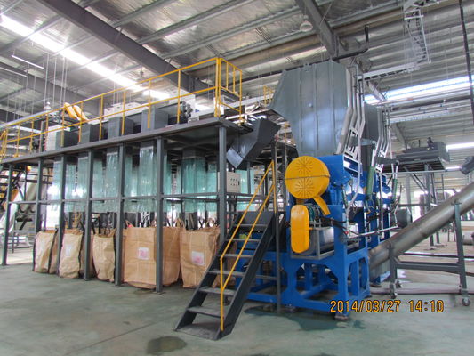 100kw Wannan Motorlu Plastik Şişe Geri Dönüşüm Makinaları