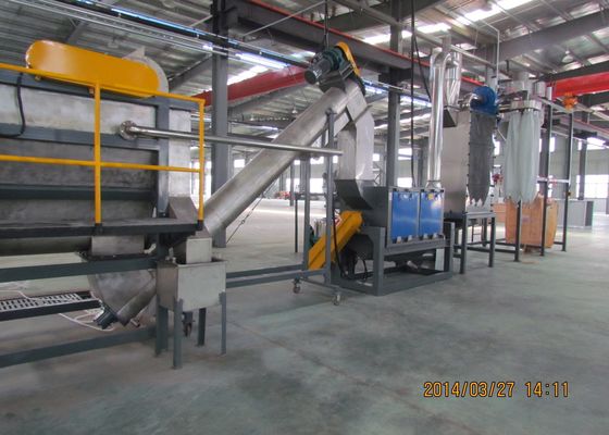 2000kg / h Atık PET Şişe Plastik Geri Dönüşüm Makinası hattı