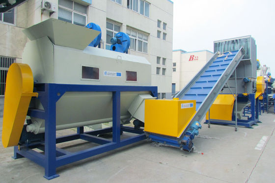 380V 50HZ PP PE Film Plastik Geri Dönüşüm Makinası Hattı