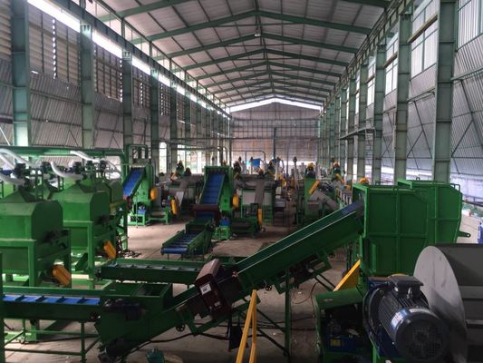 2000kg / H 380V Atık Polystar Plastik Geri Dönüşüm Makinası
