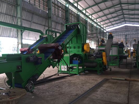 2000kg / H 380V Atık Polystar Plastik Geri Dönüşüm Makinası