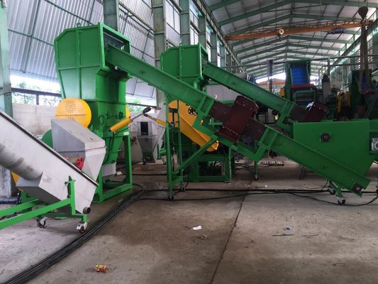 2000kg / H 380V Atık Polystar Plastik Geri Dönüşüm Makinası
