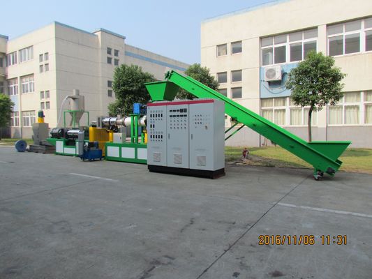 3 Fazlı Film Plastik Peletleme Makinesi 1000kg / H Plastik Granül Makinası