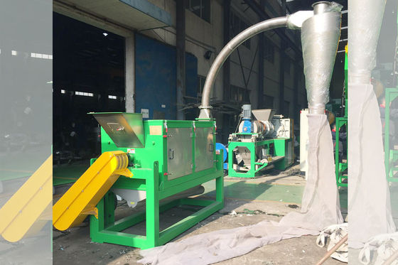 500kg / h Susuzlaştırma Plastik Film Geri Dönüşüm Makinası