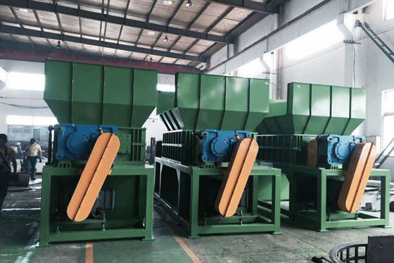 45 * 2kw Plastik Konteyner Parçalayıcı, Tamburlu Parçalayıcı Makinesi 50mm Bıçak