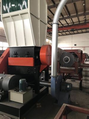 V Bıçaklar 550mm Döner 90kw Plastik Kırma Makinası