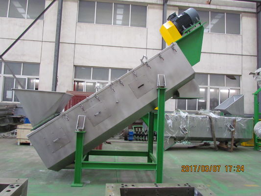 SS304 37kw PE PP Filmler için Plastik Geri Dönüşüm Makinası