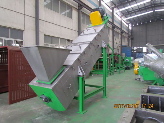 SS304 37kw PE PP Filmler için Plastik Geri Dönüşüm Makinası