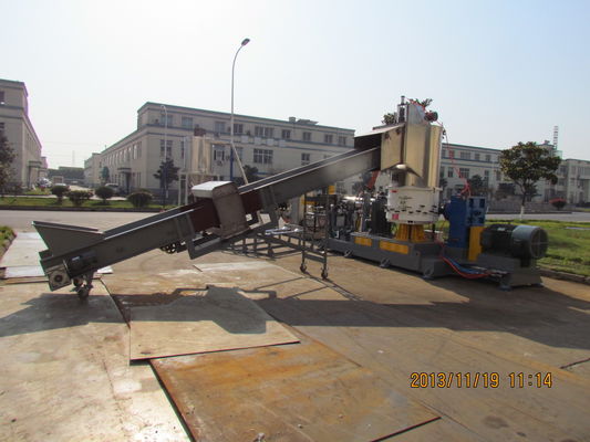 Kesme Sıkıştırma 130mm Vida Tek Aşamalı Islak Granülasyon Makinesi
