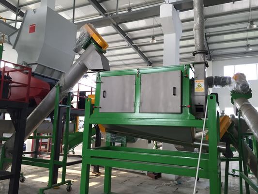 1000kg / h PET geri dönüşüm makinesi / pet şişe geri dönüşüm tesisi / pet pul yıkama hattı