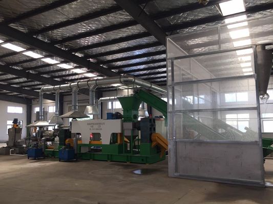 1000kg / h PE filmler Plastik Peletleme Geri Dönüşüm Makinası