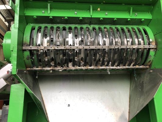 1500kg / H Plastik Atık Parçalayıcı, Ton Torbaları Plastik Parçalama Makinesi