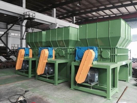15ton / h Çöp Filmleri Çift Şaftlı Parçalama Makinesi