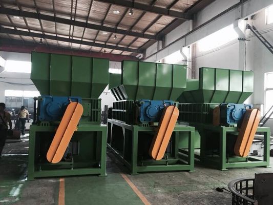15ton / h Çöp Filmleri Çift Şaftlı Parçalama Makinesi