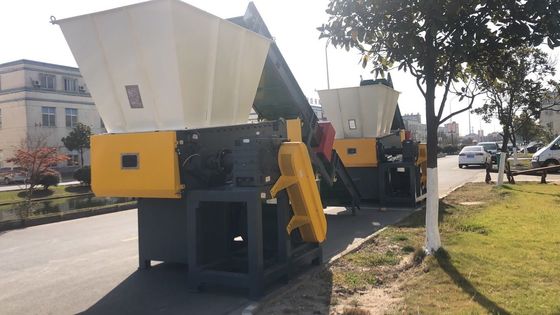 45kw 4adet Sabit Bıçaklı Fiber Plastik Parçalayıcı Makinesi