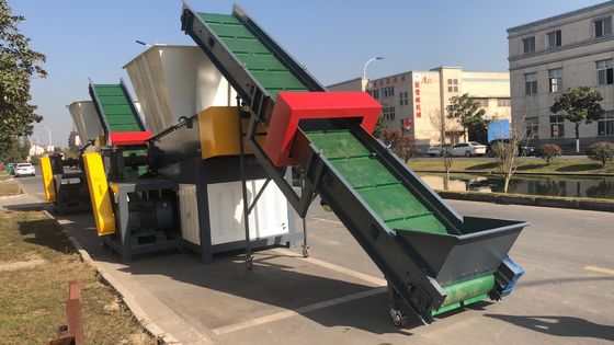 45kw 4adet Sabit Bıçaklı Fiber Plastik Parçalayıcı Makinesi
